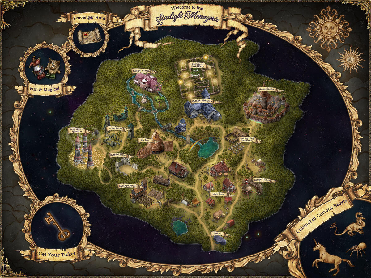 Themepark Map